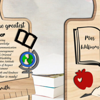 Intra απο ξύλο plywood 3mm-4mm πάχος 2 Συνταγή Teacher Cutting School Boards Δίασταση 15x15 cm INTRAFABR-103443154 - Image 1