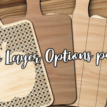 Intra απο ξύλο plywood 3mm-4mm πάχος 2 Δάσκαλος Rattan Apple Cutting Board Δίασταση 15x15 cm INTRAFABR-103442901 - Image 2