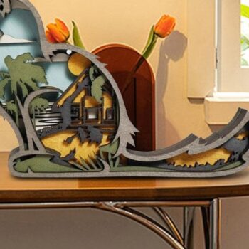 Intra απο ξύλο plywood 3mm-4mm πάχος Χριστουγεννιάτικο Στολίδι 2 Ξύλινα Ζώα Δίασταση 8x8 cm INTRAFABR-51489080 - Image 2