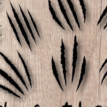 Intra απο ξύλο plywood 3mm-4mm πάχος 20+ προτύπου Claw Scratch Δίασταση 40x40 cm INTRAFABR-32214833 - Image 1