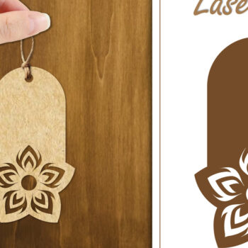 Intra απο ξύλο plywood 3mm-4mm πάχος 20 Ετικέτες δώρου σχεδιασμού λουλουδιών Δίασταση 30x20 cm INTRAFABR-123883419 - Image 16