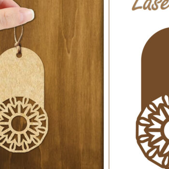 Intra απο ξύλο plywood 3mm-4mm πάχος 20 Ετικέτες δώρου σχεδιασμού λουλουδιών Δίασταση 30x20 cm INTRAFABR-123884029 - Image 5