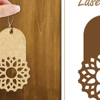 Intra απο ξύλο plywood 3mm-4mm πάχος 20 Ετικέτες δώρου σχεδιασμού λουλουδιών Δίασταση 30x20 cm INTRAFABR-123884029 - Image 11