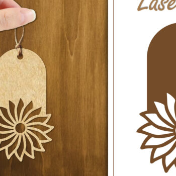 Intra απο ξύλο plywood 3mm-4mm πάχος 20 Ετικέτες δώρου σχεδιασμού λουλουδιών Δίασταση 30x20 cm INTRAFABR-123884029 - Image 14