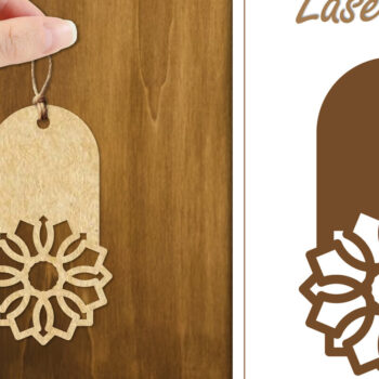 Intra απο ξύλο plywood 3mm-4mm πάχος 20 Ετικέτες δώρου σχεδιασμού λουλουδιών Δίασταση 30x20 cm INTRAFABR-123884029 - Image 15