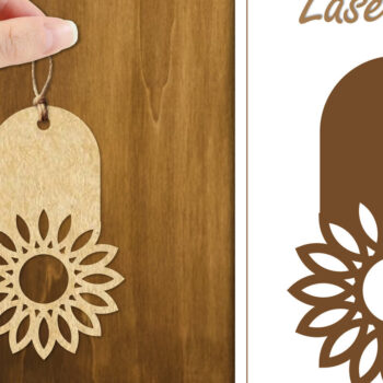 Intra απο ξύλο plywood 3mm-4mm πάχος 20 Ετικέτες δώρου σχεδιασμού λουλουδιών Δίασταση 30x20 cm INTRAFABR-123884029 - Image 16