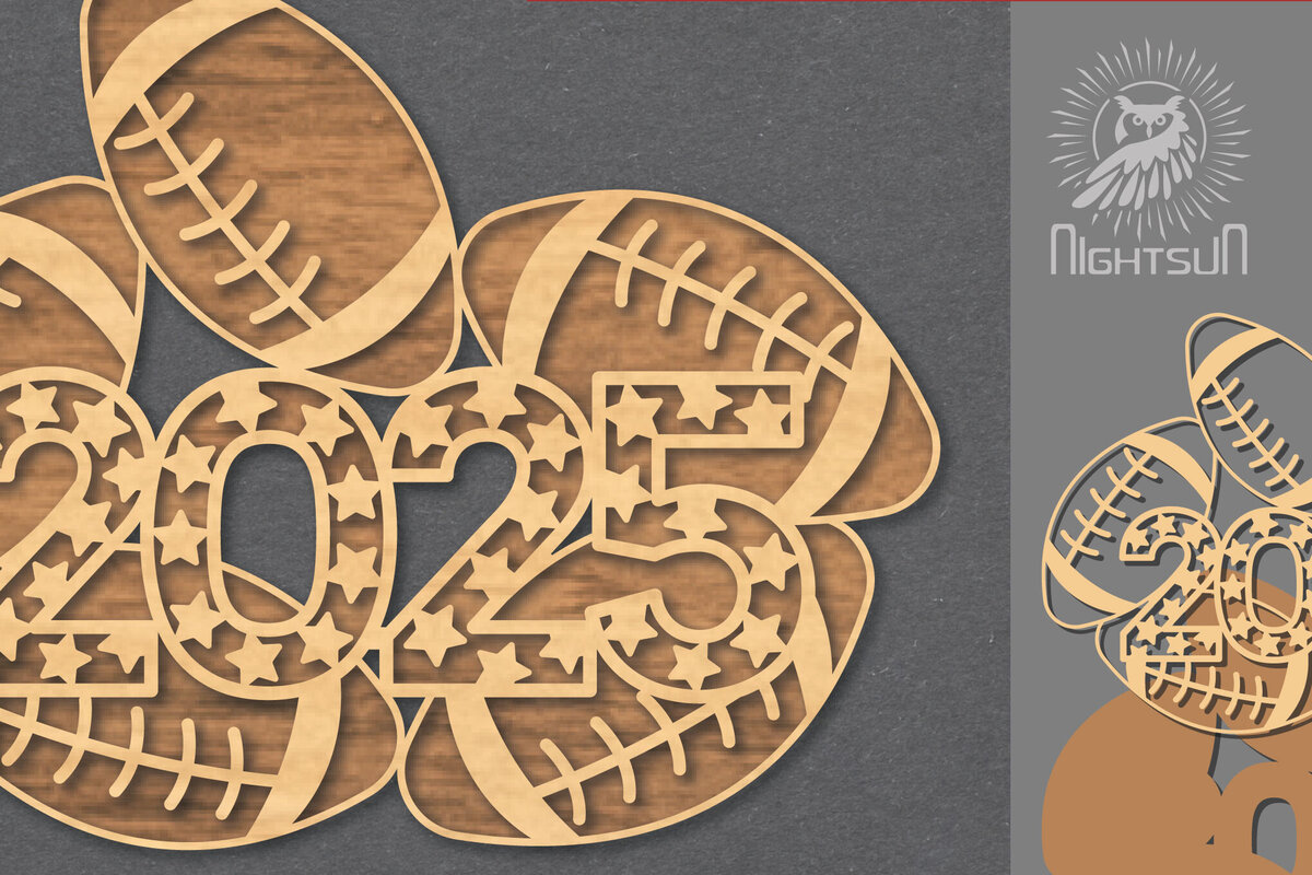 Intra απο ξύλο plywood 3mm-4mm πάχος αμερικανικού ποδοσφαίρου 2025 Δίασταση 15x15 cm INTRAFABR-112765341