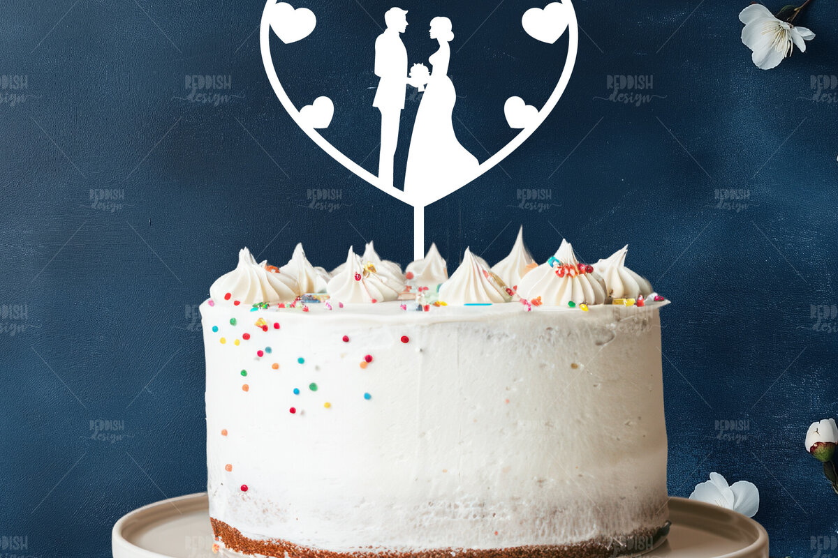 Intra απο ξύλο plywood 3mm-4mm πάχος 23 Topper για τούρτα γάμου, Wedding Δίασταση 15x15 cm INTRAFABR-119797854 - Image 8