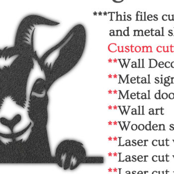 Intra απο ξύλο plywood 3mm-4mm πάχος Silhouette 25-PEEKING Goat Δίασταση 3600x3600 cm INTRAFABR-96219304 - Image 3