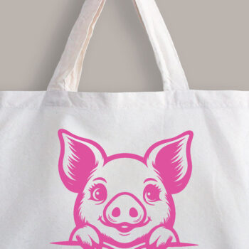 Intra απο ξύλο plywood 3mm-4mm πάχος Silhouette 25-PEEKING PIG Δίασταση 40x40 cm INTRAFABR-96805756 - Image 3