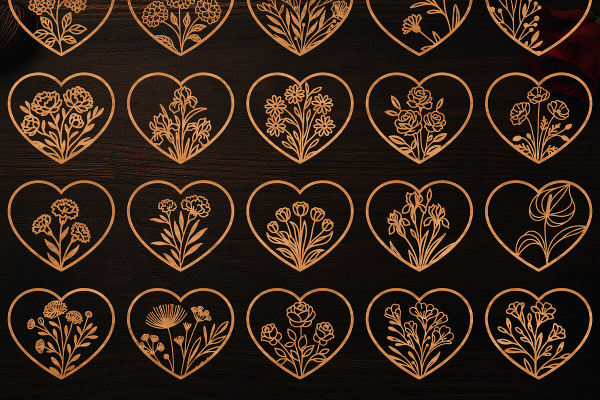 Intra απο ξύλο plywood 3mm-4mm πάχος 28 Ξύλο κοπής Valentine Heart Δίασταση 15x15 cm INTRAFABR-113518729