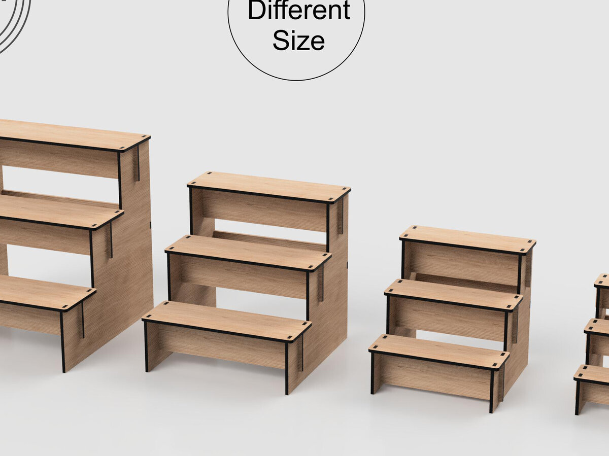 Intra απο ξύλο plywood 3mm-4mm πάχος 3 Βάση επίδειξης ραφιών λιανικής πώλησης Δίασταση 15x15 cm INTRAFABR-108551237