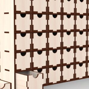 Intra απο ξύλο plywood 3mm-4mm πάχος 30 Drawer Organizer για επιτραπέζιους υπολογιστές Δίασταση 30×20 cm INTRAFABR-111162969