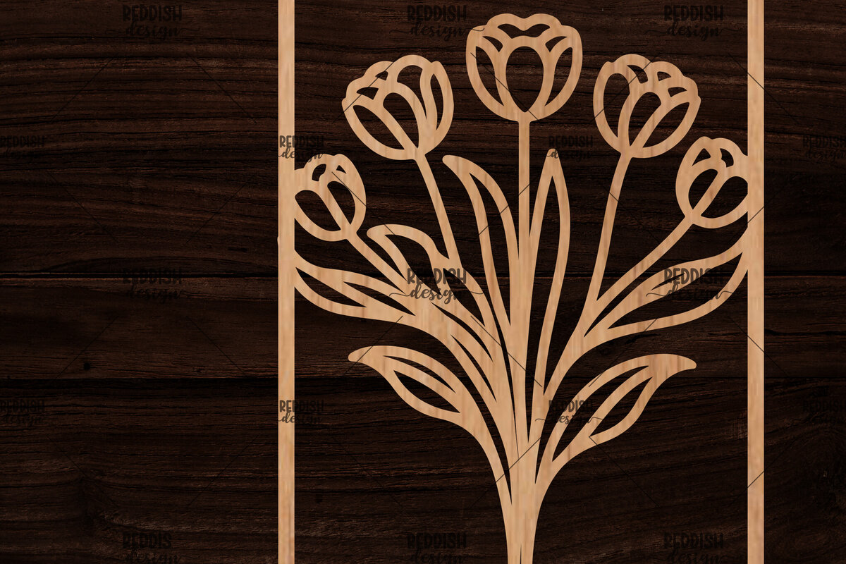Intra απο ξύλο plywood 3mm-4mm πάχος 30 Κορνίζες με λουλούδια κομμένα με λέιζερ Δίασταση 20x30 cm INTRAFABR-118478818 - Image 17