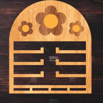 Intra απο ξύλο plywood 3mm-4mm πάχος 30 Ξύλινο ντεκόρ φυτωρίου Δίασταση 15x15 cm INTRAFABR-121037096 - Image 5