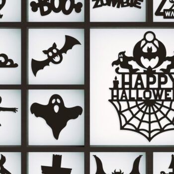 Intra απο ξύλο plywood 3mm-4mm πάχος αποκοπής αρχείων 300 Halloween Δίασταση 30x30 cm INTRAFABR-15281217 - Image 4