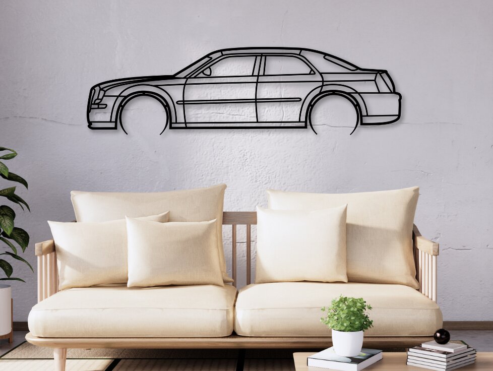 Intra απο ξύλο plywood 3mm-4mm πάχος 300c Silhouette, Car Δίασταση 15x15 cm INTRAFABR-109685050