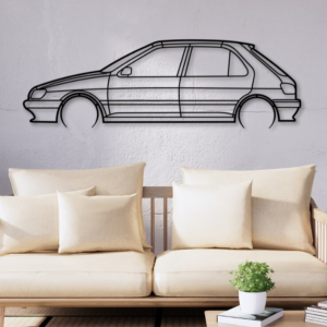 Intra απο ξύλο plywood 3mm-4mm πάχος 306 Silhouette, Car Wall Art Δίασταση 40x40 cm INTRAFABR-109684894