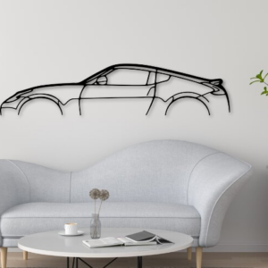 Intra απο ξύλο plywood 3mm-4mm πάχος 370z Car Silhouette, Vector τέχνη τοίχου αυτοκινήτου Δίασταση 15x15 cm INTRAFABR-109730285