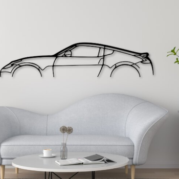 Intra απο ξύλο plywood 3mm-4mm πάχος 370z Car Silhouette, Vector τέχνη τοίχου αυτοκινήτου Δίασταση 15x15 cm INTRAFABR-109730285 - Image 1