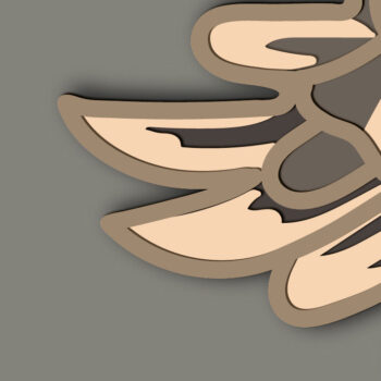 Intra απο ξύλο plywood 3mm-4mm πάχος 3d Angel Multilayer / Δίασταση 30x20 cm INTRAFABR-64564490 - Image 4