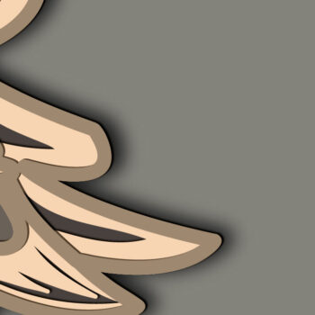 Intra απο ξύλο plywood 3mm-4mm πάχος 3d Angel Multilayer / Δίασταση 30x20 cm INTRAFABR-64564490 - Image 5