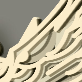 Intra απο ξύλο plywood 3mm-4mm πάχος 3d Angel Multilayer / Δίασταση 30x20 cm INTRAFABR-71040634 - Image 8