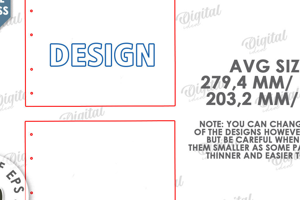 Intra απο ξύλο plywood 3mm-4mm πάχος κοπής με λέιζερ για τρισδιάστατα άλμπουμ μωρών Δίασταση 30x20 cm INTRAFABR-115833046 - Image 3