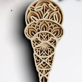 Intra απο ξύλο plywood 3mm-4mm πάχος 3D γενεθλίων Δίασταση 30x30 cm INTRAFABR-101186225 - Image 8