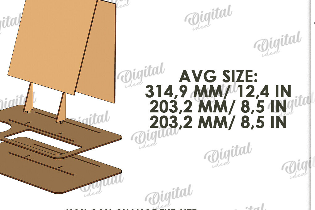 Intra απο ξύλο plywood 3mm-4mm πάχος με βάση 3D βιβλίου. Διακόσμηση σπιτιού Δίασταση 30x20 cm INTRAFABR-121588904 - Image 2