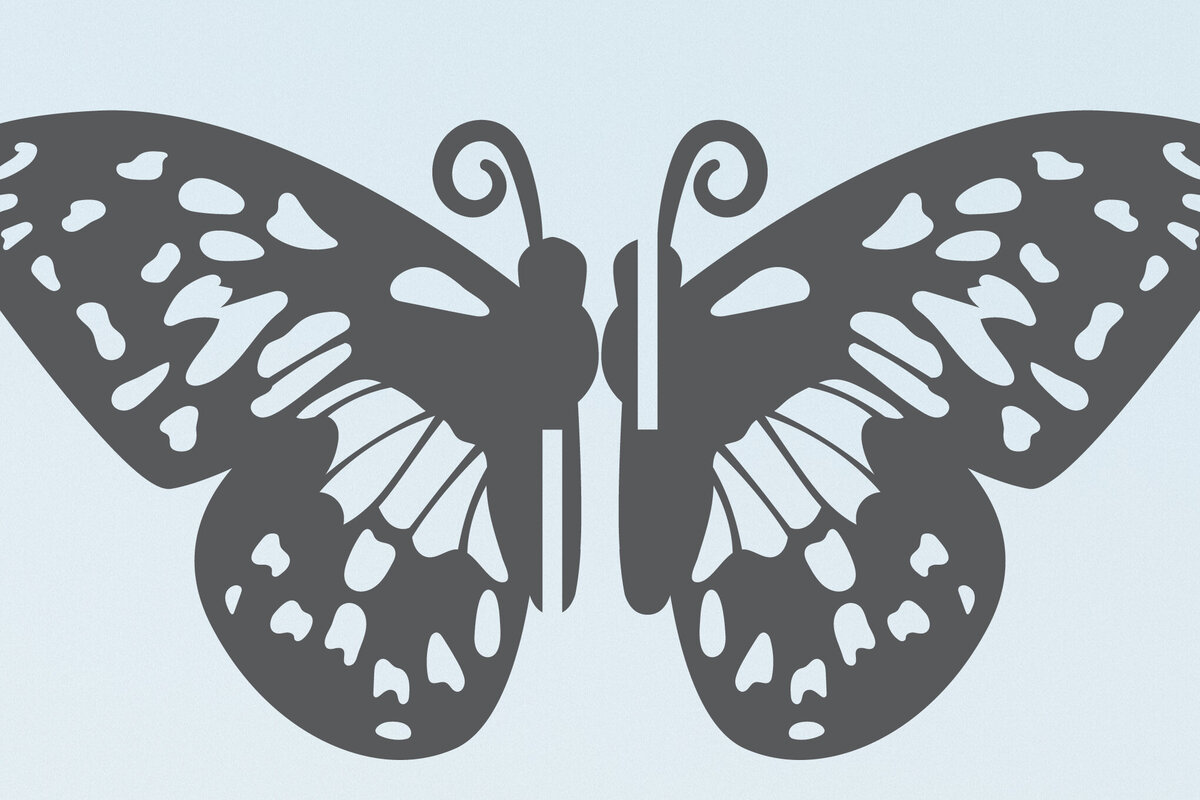 Intra απο ξύλο plywood 3mm-4mm πάχος 3D Butterfly Cut  Δίασταση 30x20 cm INTRAFABR-96651066 - Image 2