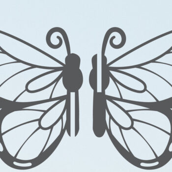 Intra απο ξύλο plywood 3mm-4mm πάχος 3D Butterfly Cut  Δίασταση 30x20 cm INTRAFABR-96651066 - Image 3