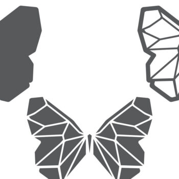 Intra απο ξύλο plywood 3mm-4mm πάχος 3D Butterfly Puzzle Cut  Δίασταση 30x20 cm INTRAFABR-98527007 - Image 2