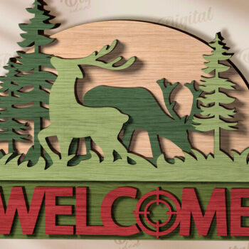 Intra απο ξύλο plywood 3mm-4mm πάχος διακοσμήσεων τοίχου 3D Camping Travel Δίασταση 30x20 cm INTRAFABR-120425499 - Image 5