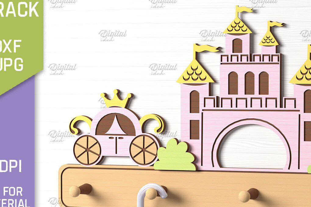 Intra απο ξύλο plywood 3mm-4mm πάχος Τρισδιάστατη Παιδική Σχάρα Παλτών με Δίασταση 30x20 cm INTRAFABR-86429763