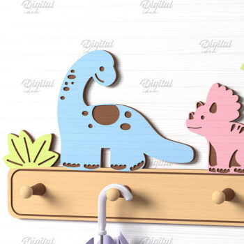 Intra απο ξύλο plywood 3mm-4mm πάχος Τρισδιάστατη Παιδική Σχάρα Παλτών με Δίασταση 30x20 cm INTRAFABR-86429832 - Image 1