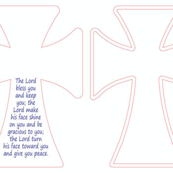 Intra απο ξύλο plywood 3mm-4mm πάχος 3D Christian Standing Cross Cut File Δίασταση 15x15 cm INTRAFABR-123582483 - Image 3