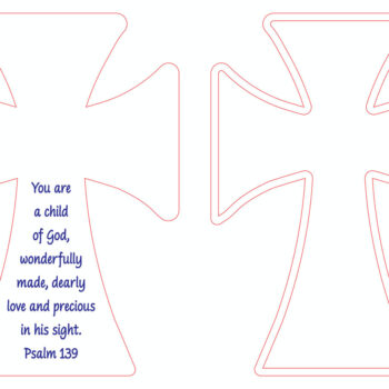Intra απο ξύλο plywood 3mm-4mm πάχος 3D Christian Standing Cross Cut File Δίασταση 15x15 cm INTRAFABR-123582624 - Image 3