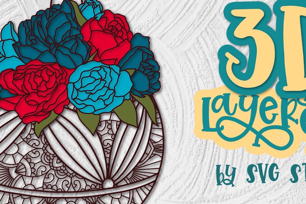 Intra απο ξύλο plywood 3mm-4mm πάχος Τρισδιάστατη Χριστουγεννιάτικη Μπάλα 02 Διακόσμηση με στρώσεις Δίασταση 30x20 cm INTRAFABR-35578272