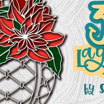 Intra απο ξύλο plywood 3mm-4mm πάχος 3D Χριστουγεννιάτικη Μπάλα 03 Δέντρο Διακόσμηση Δίασταση 30x20 cm INTRAFABR-35578275 - Image 1