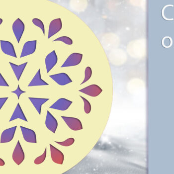 Intra απο ξύλο plywood 3mm-4mm πάχος 3D Χριστουγεννιάτικη Μπάλα με Snowflake Δίασταση 15x15 cm INTRAFABR-109936410 - Image 1