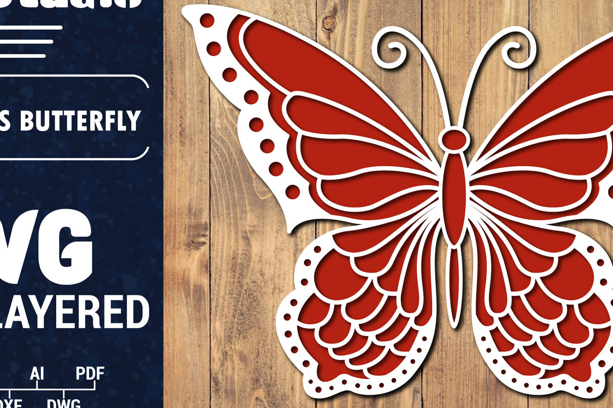 Intra απο ξύλο plywood 3mm-4mm πάχος Τρισδιάστατο Χριστουγεννιάτικου Πεταλούδας Papercut Δίασταση 15x15 cm INTRAFABR-86621285