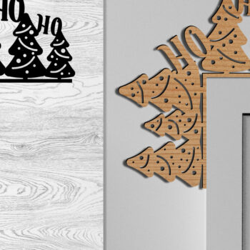 Intra απο ξύλο plywood 3mm-4mm πάχος 3D Χριστουγεννιάτικη διακόσμηση Δίασταση 15x15 cm INTRAFABR-79692465 - Image 1