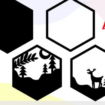 Intra απο ξύλο plywood 3mm-4mm πάχος 3d Χριστουγεννιάτικα στολίδια με στρώματα ελαφιού Δίασταση 8x8 cm INTRAFABR-39301095 - Image 4