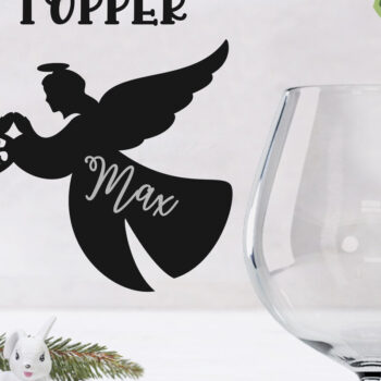 Intra απο ξύλο plywood 3mm-4mm πάχος 3D Christmas Drink Topper Δίασταση 15x15 cm INTRAFABR-79597253 - Image 1