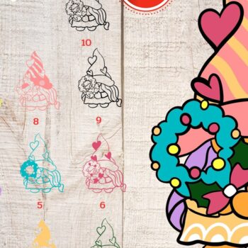 Intra απο ξύλο plywood 3mm-4mm πάχος 3D Χριστουγεννιάτικα καλικάντζαρια Δίασταση 15x15 cm INTRAFABR-85044043 - Image 1