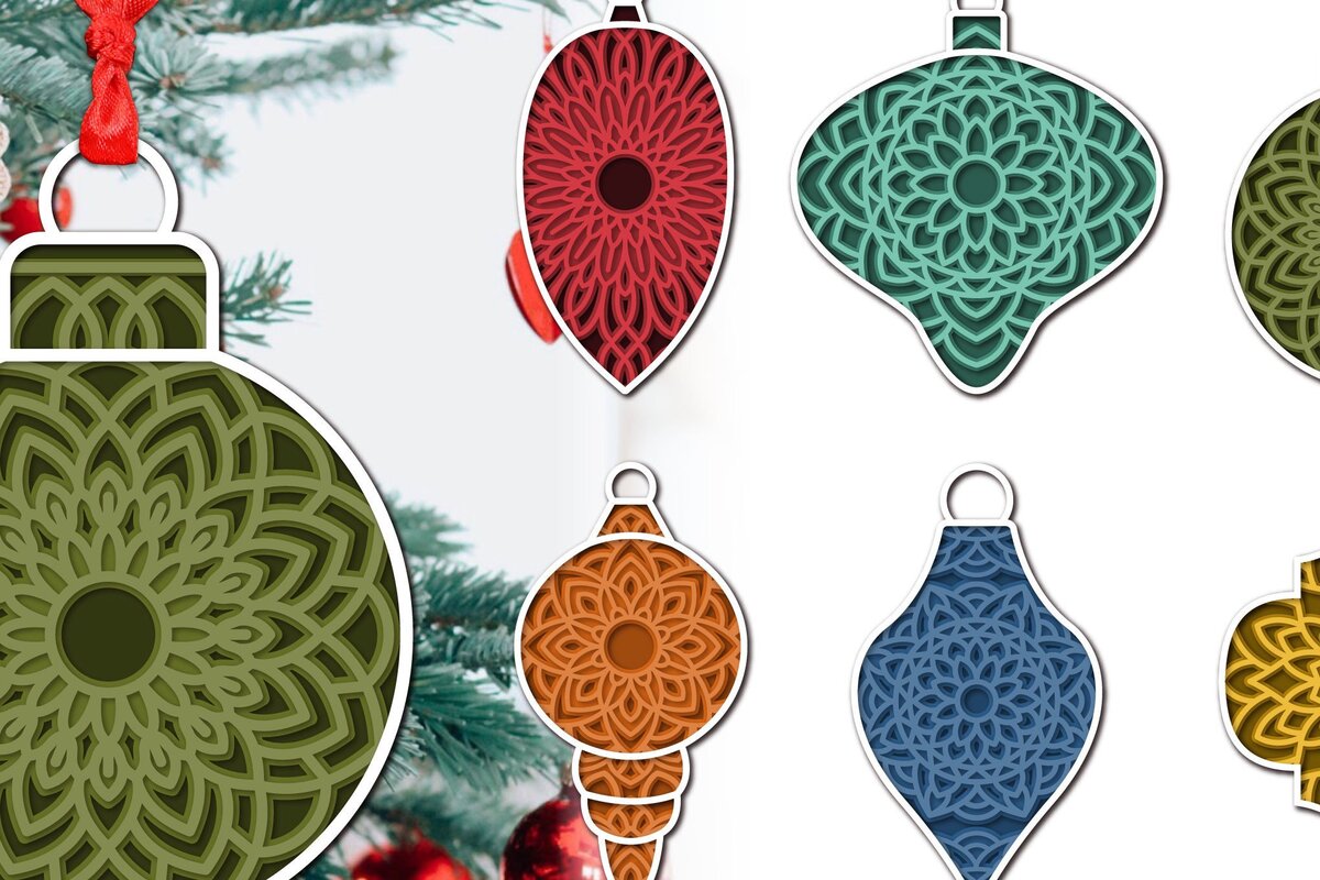 Intra απο ξύλο plywood 3mm-4mm πάχος Τρισδιάστατη με χριστουγεννιάτικο μάνταλα Δίασταση 30x20 cm INTRAFABR-38305592