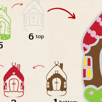 Intra απο ξύλο plywood 3mm-4mm πάχος 3D Χριστουγεννιάτικο στολίδι Δίασταση 2400x3000 cm INTRAFABR-86491418 - Image 2