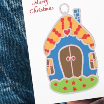 Intra απο ξύλο plywood 3mm-4mm πάχος 3D Χριστουγεννιάτικο στολίδι Δίασταση 2400x3000 cm INTRAFABR-86491418 - Image 3