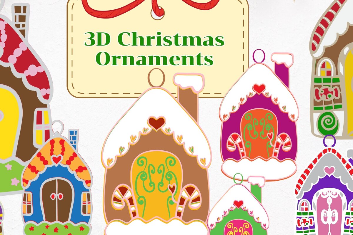 Intra απο ξύλο plywood 3mm-4mm πάχος 3D Χριστουγεννιάτικα στολίδια Δίασταση 8x8 cm INTRAFABR-86492406